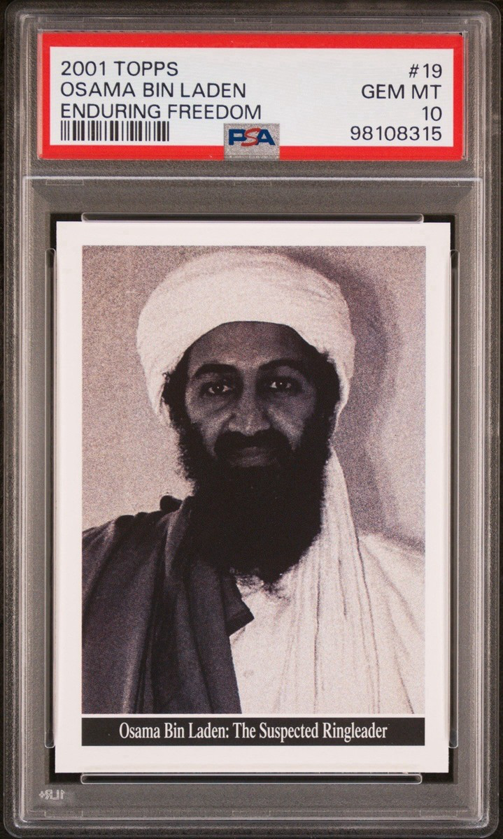 2001 Topps Enduring Freedom — Osama Bin Laden